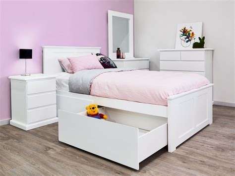 steel box bed single|teenage single beds with storage.